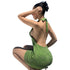 Knitted Dress With Hip And Halter - ROUTINE FASHION